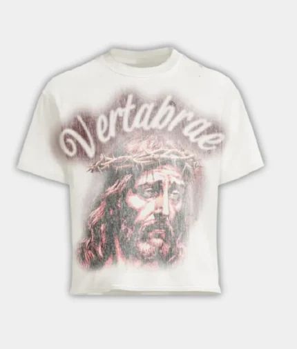 Vertabrae Jesus T Shirt White (1)