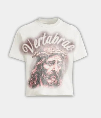 Vertabrae Jesus T Shirt White (2)