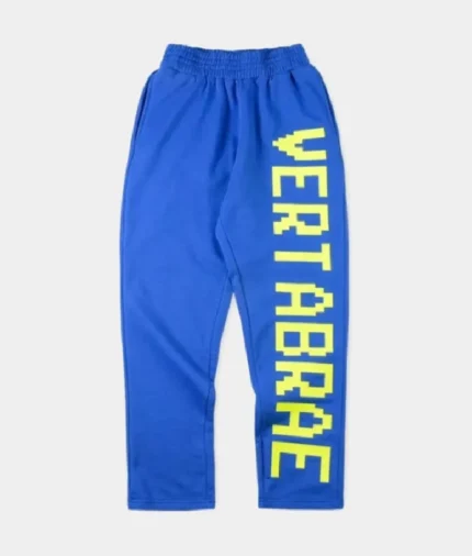 Vertabrae Logo Sweatpants Blue Yellow (1)