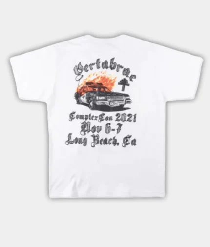 Vertabrae Nothing Without it Fire T Shirt White (1)