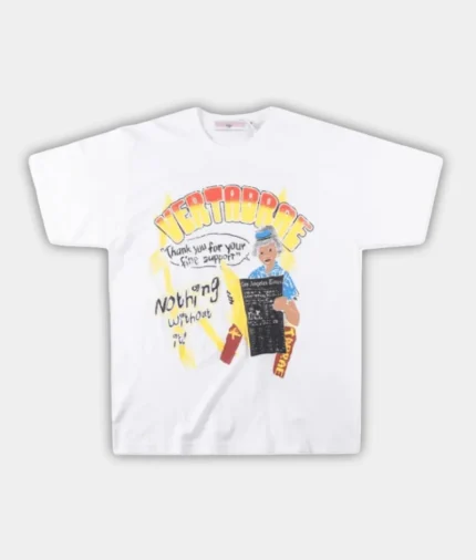 Vertabrae Nothing Without it Fire T Shirt White (2)